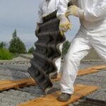 Retrait amiante toiture